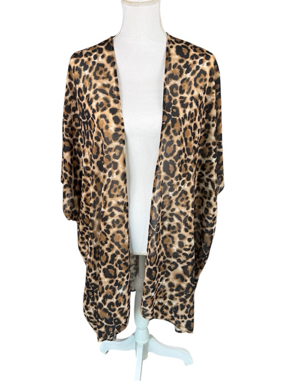 Fantastic Fawn Cheetah Print Kimono – Lightweight Boho Layering Piece